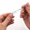1Pcs Cuticle Pusher, Professional Cuticle Remover, Gradient Color Nail Art Tools, Double Sided Nail File, Glass Cuticle Pusher Pedicure Tool Durable Processing view 3