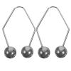 1 Pair Dimples Makers Face Dimple Maker for Cheeks Balls Facial Dimple Trainer Smile Facial Muscle Exerciser Slim Face Lift Lip Shaper Beauty Tools Easy To Wear (Black) view 1