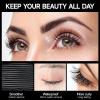 4 Pack 4D Silk Fibers Lashes Mascara,Waterproof Smudge-proof Thickening Mascara,Exquisitely Full,Thickening Softer Fuller Lashes,Long-Lasting No Flaking Natural No Clumping,All Day Exquisitely Full view 3