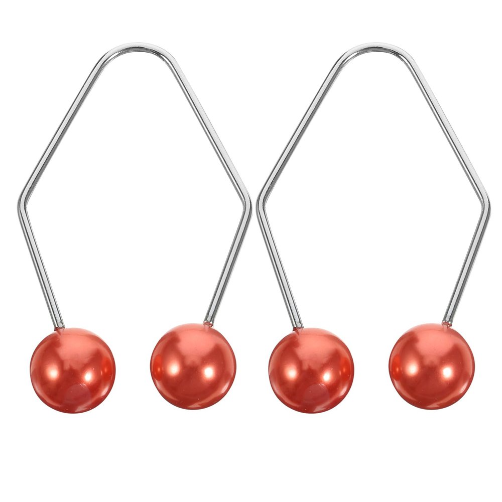 1 Pair Dimples Makers Face Dimple Maker for Cheeks Balls Facial Dimple Trainer Smile Facial Muscle Exerciser Slim Face Lift Lip Shaper Beauty Tools Easy To Wear (Red)