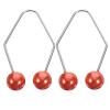 1 Pair Dimples Makers Face Dimple Maker for Cheeks Balls Facial Dimple Trainer Smile Facial Muscle Exerciser Slim Face Lift Lip Shaper Beauty Tools Easy To Wear (Red) view 1
