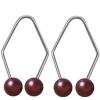 1 Pair Dimples Makers Face Dimple Maker for Cheeks Balls Facial Dimple Trainer Smile Facial Muscle Exerciser Slim Face Lift Lip Shaper Beauty Tools Easy To Wear (Burgundy) view 1
