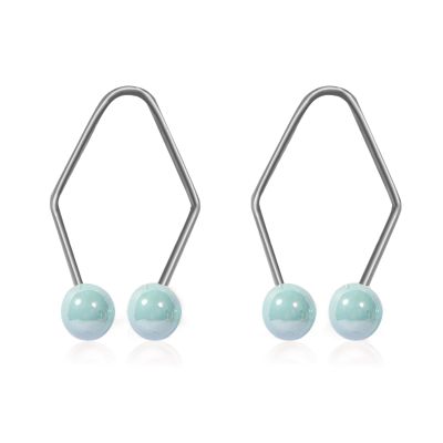 1 Pair Dimples Makers Face Dimple Maker for Cheeks Balls Facial Dimple Trainer Smile Facial Muscle Exerciser Slim Face Lift Lip Shaper Beauty Tools Easy To Wear (Blue)