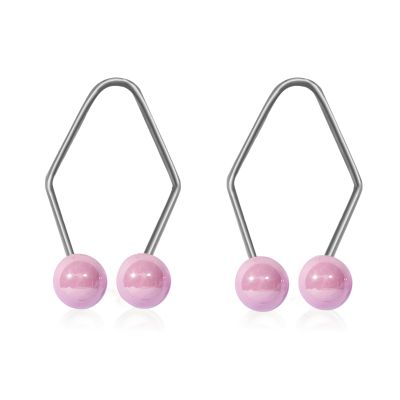 1 Pair Dimples Makers Face Dimple Maker for Cheeks Balls Facial Dimple Trainer Smile Facial Muscle Exerciser Slim Face Lift Lip Shaper Beauty Tools Easy To Wear (Purple)