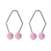 1 Pair Dimples Makers Face Dimple Maker for Cheeks Balls Facial Dimple Trainer Smile Facial Muscle Exerciser Slim Face Lift Lip Shaper Beauty Tools Easy To Wear (Purple) view 1