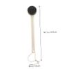 Mipcase Gentle Handle Bath Brush Comfy Soft Bristles for Deep Cleansing for Back Scrubbing and for Family Use and Skin Care view 4