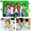 10 Sheets St. Patrick's Day Temporary Tattoos, 180 Pack Clover Lucky Shamrock Irish Parade Temporary Tattoo Stickers Face Tattoos St.Patrick's Day Party Favors for Children Theme Party Supplies view 3
