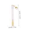 Mipcase 8pcs Eyelash Brush Key Chain Diamonds Portable Makeup Tool for Eyelash and Eyebrow Application Lightweight and Reusable for Travel and view 3