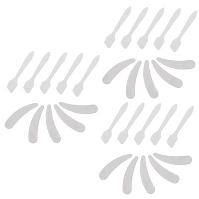 FRCOLOR 30pcs Skincare Minis Tool Makeup Spoons Lotion Spatula for Sampling Mixing Diy Products Travel-friendly