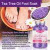 XIWEIOO Pack of 4 lavender Himalayan Pink FOOT SOAK SALT Kit Tea Tree OiFoot Callus Remover Gel Kit Foot Files Set Moisturize, Foot Odor cream spa massager Epsom Salt pedicure at home spa view 3