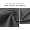 CEUGS Massage Chair Cover, Full Body Shiatsu Massage Chair Cover Dust Protection Massage Chair Cover Stretch Fabric Zero Gravity Recliner Chair Cover,Black,Upper bpdy view 2