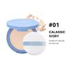 Mallofusa Matte Face Makeup Loose Powder Fine Silk Texture Honey Powder Fixed Makeup Powder Soft Light Water Proofing (#1) Ivory view 2