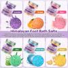 XIWEIOO Foot Soak 6 Himalayan Foot Bath Salt Set Orange Lavender Aloe Ocean Blue Himalayan Pink Salt Rose Feet Soak kit with Epsom Salt,Soothe Joint Soreness, Tired Feet, Softens Calluses view 3
