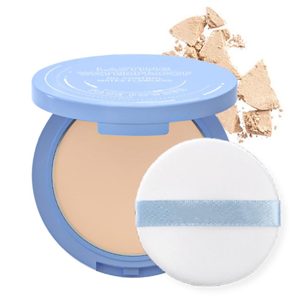 Mallofusa Matte Face Makeup Loose Powder Fine Silk Texture Honey Powder Fixed Makeup Powder Soft Light Water Proofing (#2) Natural Begie