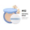 Mallofusa Matte Face Makeup Loose Powder Fine Silk Texture Honey Powder Fixed Makeup Powder Soft Light Water Proofing (#2) Natural Begie view 2