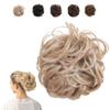 JuvaBun Claw Clip Messy bun-Light Blonde | Hair Pieces for Women | Wavy Curly Hair Bun Clip in Claw Chignon Hairpieces | Hair bun extension Everyday Wear | Synthetic Hair Bun Scrunchie |Light Blonde view 1