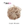 JuvaBun Claw Clip Messy bun-Light Blonde | Hair Pieces for Women | Wavy Curly Hair Bun Clip in Claw Chignon Hairpieces | Hair bun extension Everyday Wear | Synthetic Hair Bun Scrunchie |Light Blonde view 2