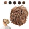 JuvaBun Claw Clip Messy bun-Reddish Blonde |Hair Pieces for Women | Wavy Curly Hair Bun Clip in Claw Chignon Hairpieces |Hair bun extension Everyday Wear| Synthetic Hair Bun Scrunchie| Reddish Blonde view 1