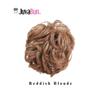 JuvaBun Claw Clip Messy bun-Reddish Blonde |Hair Pieces for Women | Wavy Curly Hair Bun Clip in Claw Chignon Hairpieces |Hair bun extension Everyday Wear| Synthetic Hair Bun Scrunchie| Reddish Blonde view 2