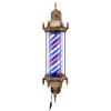 LyeXD 35.43in Barber Pole Retro Style Light, 110V Wall Mount Rotating Barber Light Pole Hair Barber Salon Shop Open Sign, 18W Rotating LED Strips Energy Saving Hair Salon Sign (Red+Blue+White Light) view 4