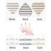 ZBJDX Nail Polish Display Rack, Heart-Shaped Wall-Mounted Beauty Rack, 6-Piece Set - Decorate The Wall, for Storing Cosmetics,White view 3