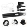 Amosfun 2sets Multi-Function Nose Hair Trimmer for Women Portable and Durable Remover for Eyebrows Ears Black view 2