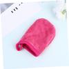 POPETPOP 6pcs Makeup Removal Gloves for Gentle Facial Cleansing Thickened Cleaning Pads Rosy for Easy Makeup Removal and Daily Skin Care view 3