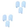 balacoo 2sets Facial Cleaning Gloves Makeup Removal Puff Reusable Makeup Pads 3pcs*2 view 1