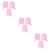 balacoo 3sets Facial Cleaning Gloves Makeup Removal Puff Makeup Powder Cleaning Gloves Thickened Pink Face Washer Tool Facial Scrubbing Mitts 3pcs*3 view 1