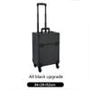 FLYIFE Cosmetic Suitcase Travel Large-Capacity Cosmetic Storage Storage Toolbox Roller Beauty Barber Trolley Case/Argento/37X24X52Cm view 2
