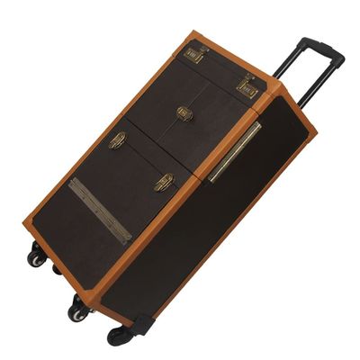 FLYIFE Hairdressing Trolley Case Barber Scissors Barber Makeup Suitcase Makeup Storage Box Tool Box/D/39X255X730Mm