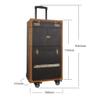 FLYIFE Hairdressing Trolley Case Barber Scissors Barber Makeup Suitcase Makeup Storage Box Tool Box/D/39X255X730Mm view 2