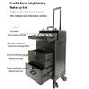 FLYIFE Makeup Storage Box Beautician Suitcase Aluminum Roller Barber Toolbox Retro Nail Art Embroidery Trolley Box/D/70X40X24Cm view 3