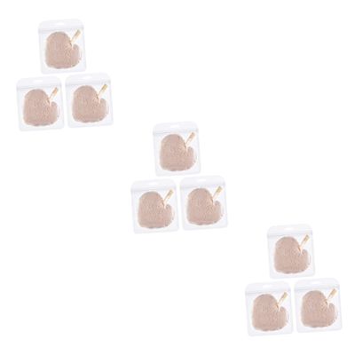 DOITOOL 9pcs Luxurious Makeup Soft Cleaning Pads Makeup Remover for Face Washable Facial Puff for Women