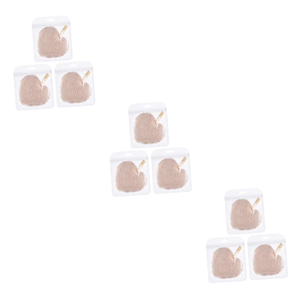 DOITOOL 9pcs Luxurious Makeup Soft Cleaning Pads Makeup Remover for Face Washable Facial Puff for Women