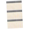 FRCOLOR 60pcs Natural Look Lash Combs Bamboo Handle Eyebrow Makeup Brush Safe Practical for Salon Store Home Lightweight Portable view 1