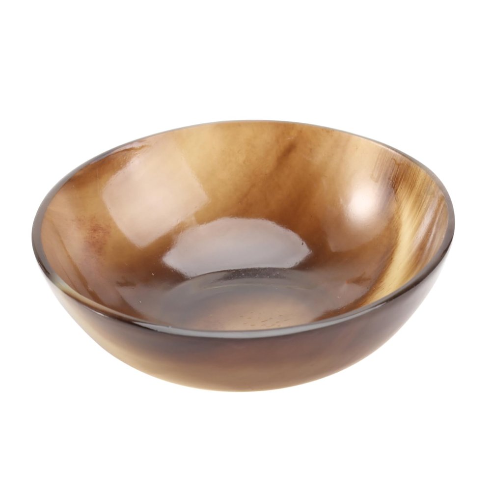 FRCOLOR 3pcs Natural Horn Shaving Bowl for Men Shaving Soap Cup for Fathers Boyfriends