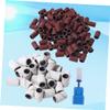 FRCOLOR 402pcs Professional Nail Sanding Band Fine Grit Nail File Sanding Accessories Ceramic Grinding Head view 4
