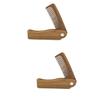 FRCOLOR 2pcs Portable Hair Beard Comb Mini Travel Comb Natural Hair Brush for Women Men Boys and Girls Smooth Fine Teeth view 1