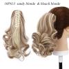 Ponytail Extension 12" Wavy Ponytail Extension, Short Claw Clip Ponytail Hair Extensions Natural Soft Synthetic Claw Clip In Wavy Pony Tails Hairpieces for Women Hairpiece for Women ( Color : 16P613 , view 2