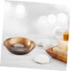 FRCOLOR 2pcs Natural Horn Shaving Soap Bowl for Men Smooth Design Shaving Kit Husband Dad view 2