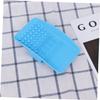 FRCOLOR Silicone Cleaning Pad Makeup Brush Mat Brush Washing Mat for Beauty Tool Makeup Brushes Scrub Board Large Size Easy to Use view 2