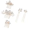 FRCOLOR 15pcs Bridal Hair Comb Elegant Hair and Clips for Brides and Bridesmaids Stunning Decor for Special Occasions view 3