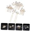 FRCOLOR 15pcs Bridal Hair Comb Elegant Hair and Clips for Brides and Bridesmaids Stunning Decor for Special Occasions view 4