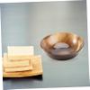 FRCOLOR 3pcs Natural Horn Shaving Bowl Shaving Soap Cup for Men Smooth Lathering Mug for Husband Boyfriend Dad view 3