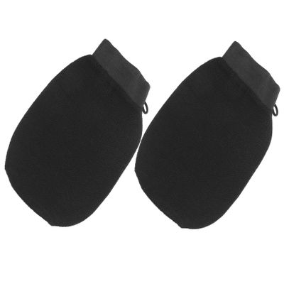 Mikinona 2pcs Exfoliating Shower Mitts Korean Body Scrubbing Gloves for Deep Cleaning Lightweight and Comfortable for Arms Legs and Back Reusable Skin Cleaning Supplies