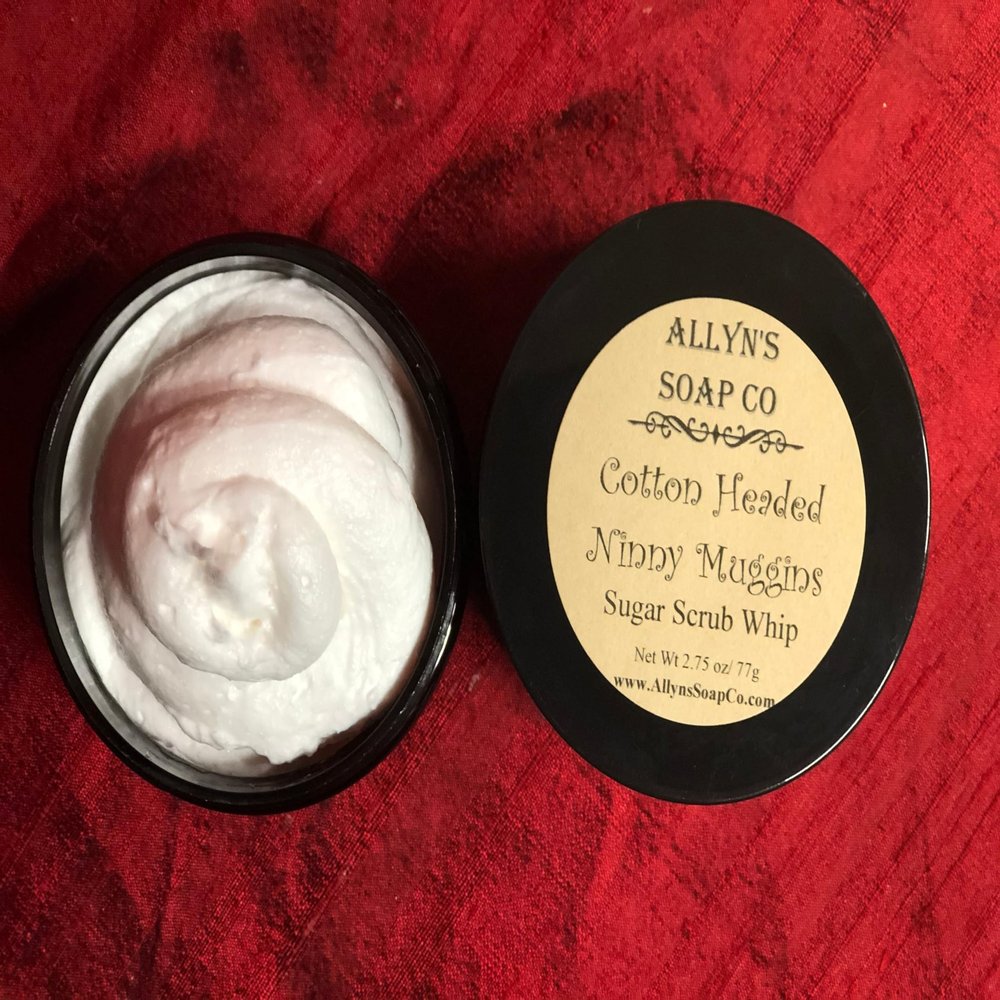 Cotton Headed Ninny Muggins Sugar Scrub Whip