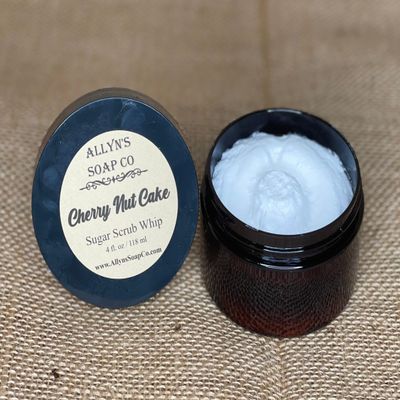 Cherry Nut Cake Sugar Scrub Whip