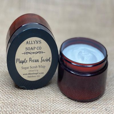 Maple Pecan Swirl Whipped Sugar Scrub