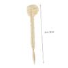 Beatifufu Real Look Synthetic Ponytail Extension Fishtail Braid Human Hair-like Clip in Wig Drawstring Ponytail Hairpiece view 3